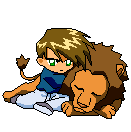 Gif animé lion enfant